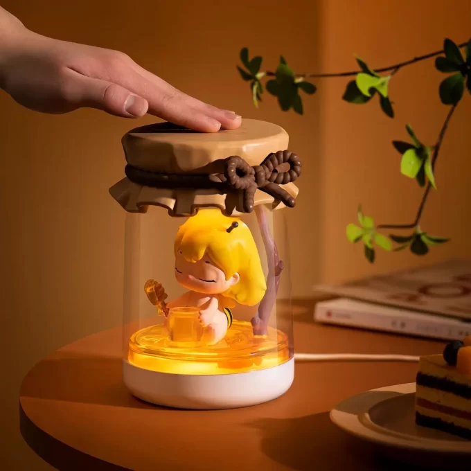 HONEY BEEDY Kavanoz Işık Figürü