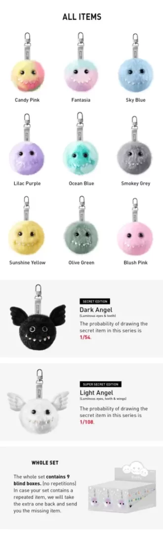 INSTINCTOY FLUFFY-Peluş Kolye 2