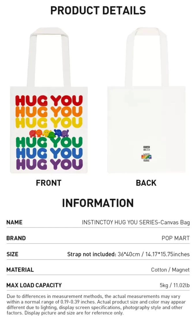 INSTINCTOY HUG YOU SERIES – Kanvas Çanta