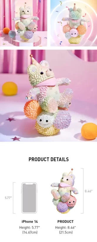 INSTINCTOY Muckey “Büyük Kutlama” Heykelciği