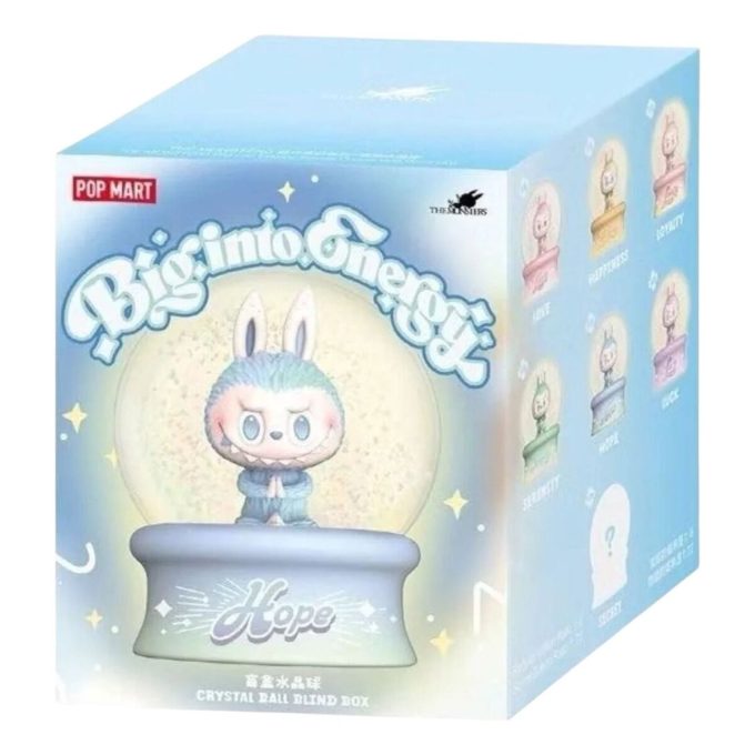 Labubu Big into Energy Kristal Küre Mühürlü Kutu (1 Kör Kutu)
