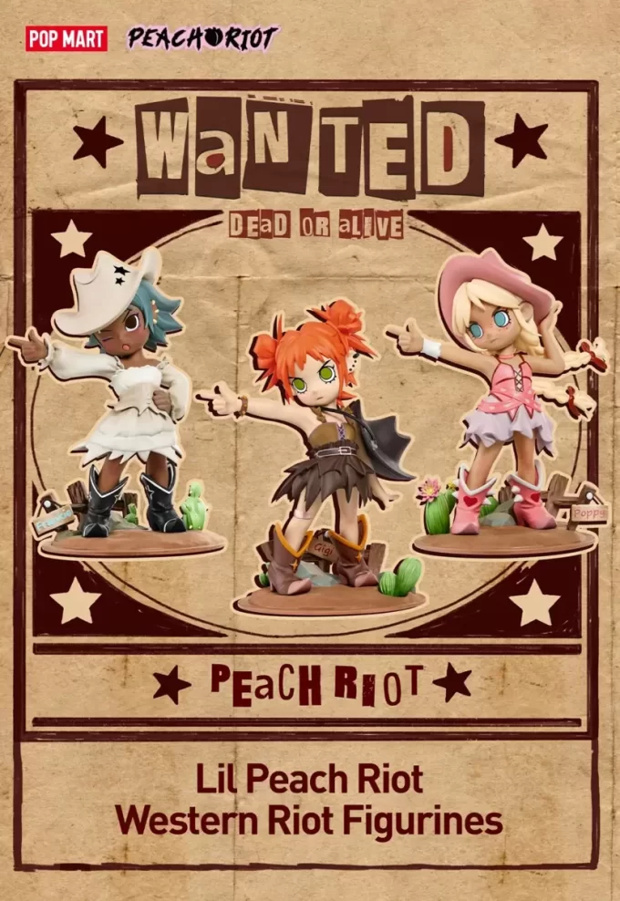 Lil Peach Riot Western Riot Figürinleri
