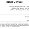 Lil Peach Riot Western Riot Figürinleri