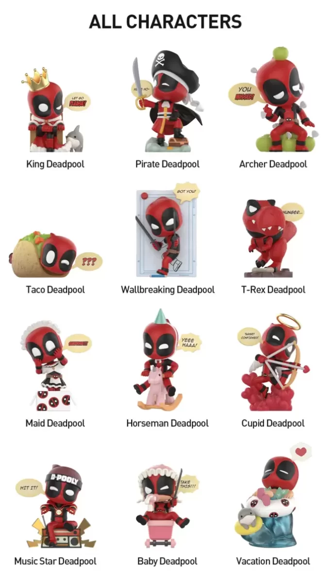 Marvel Deadpool Serisi Figürleri