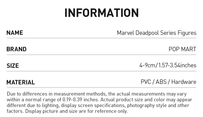 Marvel Deadpool Serisi Figürleri