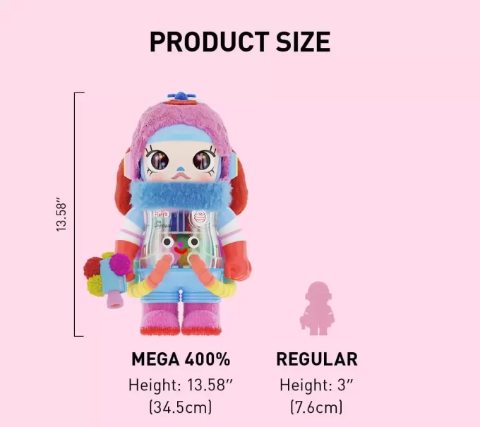 MEGA SPACE MOLLY 400% Jon Burgerman