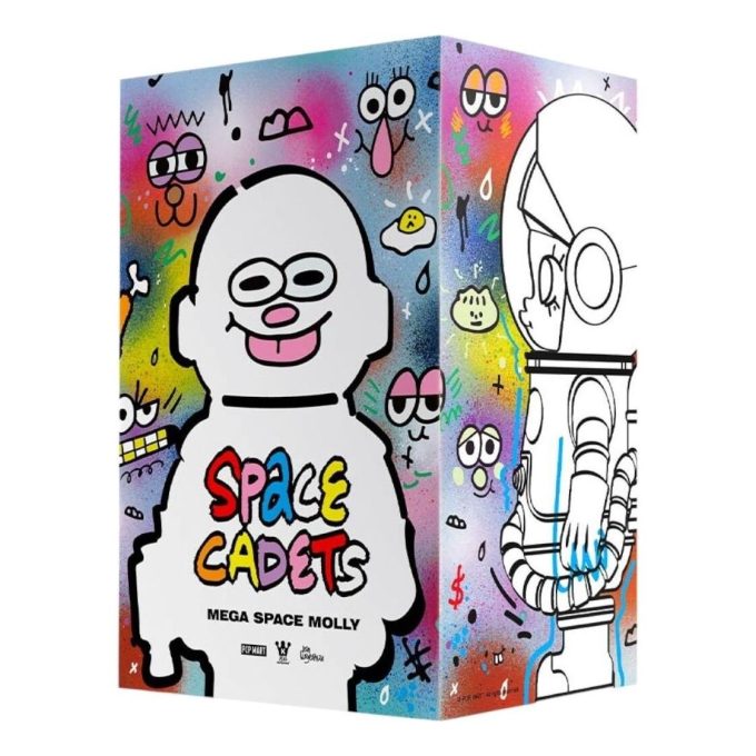 Mega Space Molly 400% Jon Burgerman Space Cadets Mühürlü Kutular (1 Kör Kutu)