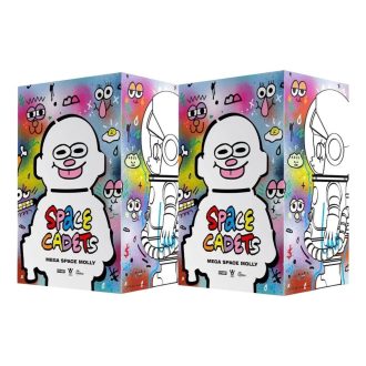 Mega Space Molly 400% Jon Burgerman Space Cadets Mühürlü Kutular (2 Kör Kutu)