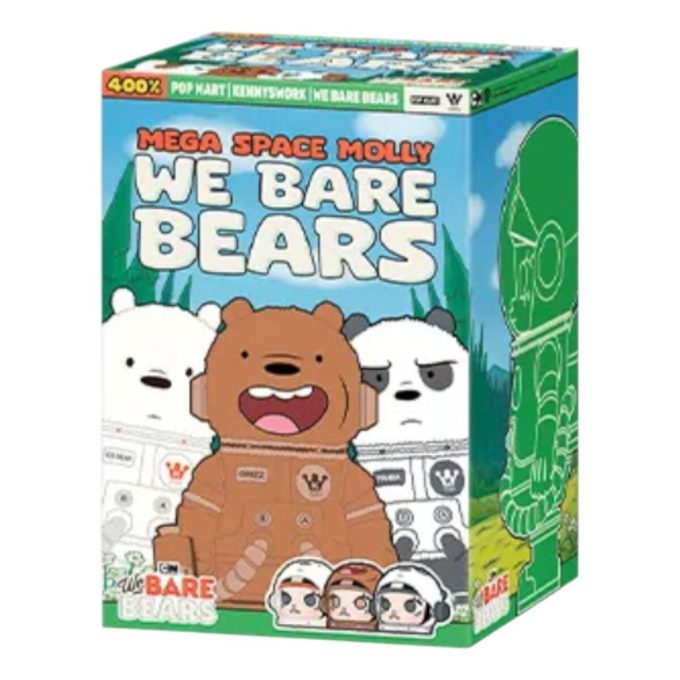 Mega Space Molly 400% We Bare Bears Mühürlü Kutu (1 Kör Kutu)