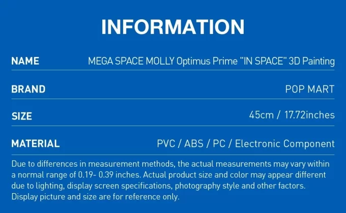 MEGA SPACE MOLLY Optimus Prime《UZAYDA》3D Boyama