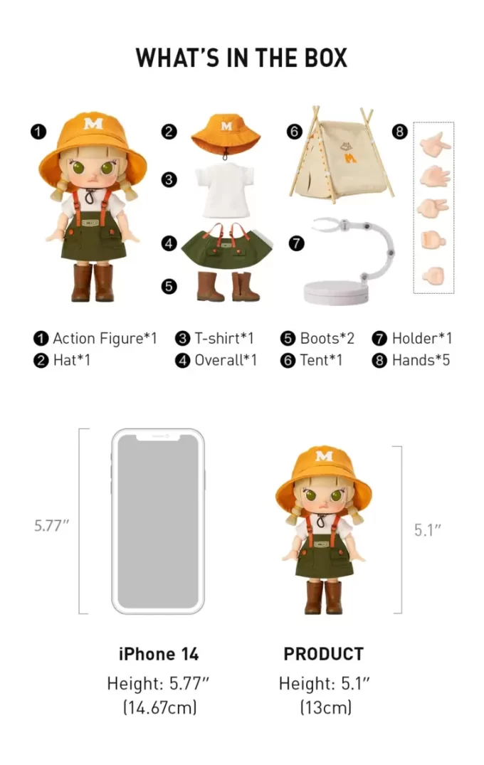 MOLLY Go Camping Aksiyon Figürü