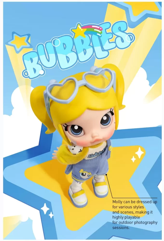MOLLY × Powerpuff Girls Serisi Aksiyon Figürü
