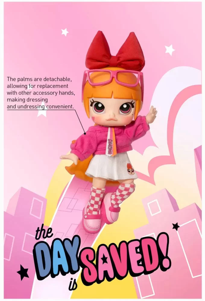 MOLLY × Powerpuff Girls Serisi Aksiyon Figürü