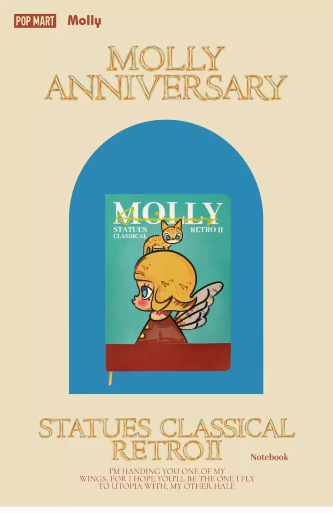MOLLY Yıldönümü Heykelleri Klasik Retro 2 Serisi – Defter
