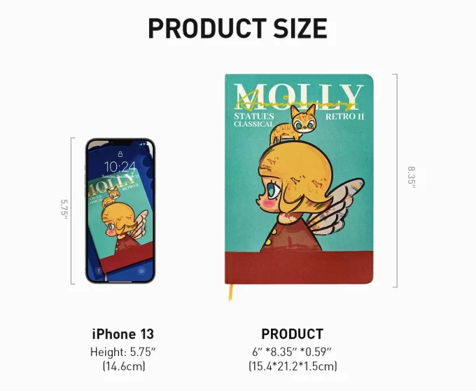 MOLLY Yıldönümü Heykelleri Klasik Retro 2 Serisi – Defter