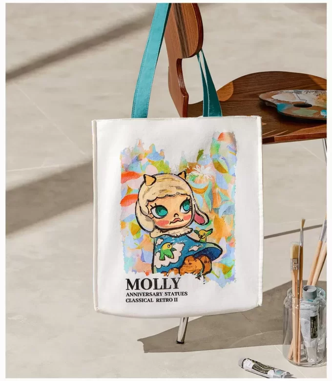 MOLLY Yıldönümü Heykelleri Klasik Retro 2 Serisi – Kanvas Çanta