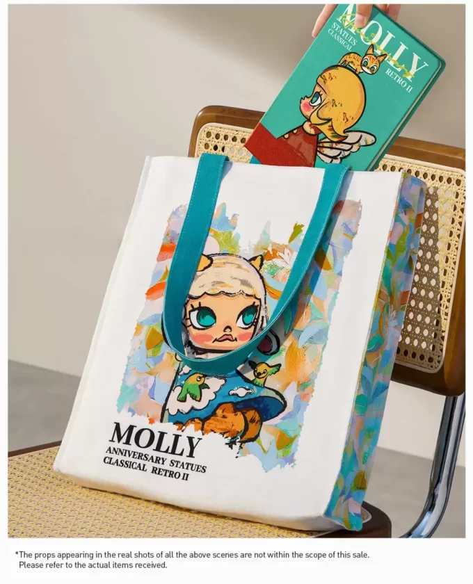 MOLLY Yıldönümü Heykelleri Klasik Retro 2 Serisi – Kanvas Çanta