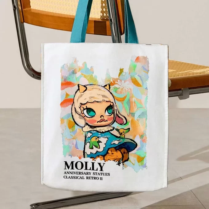 MOLLY Yıldönümü Heykelleri Klasik Retro 2 Serisi – Kanvas Çanta