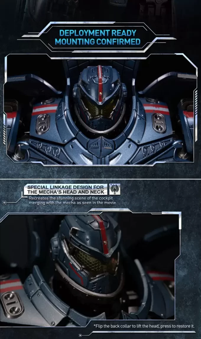 Pasifik Savaşı: Gipsy Danger Pres Döküm Aksiyon Figürü
