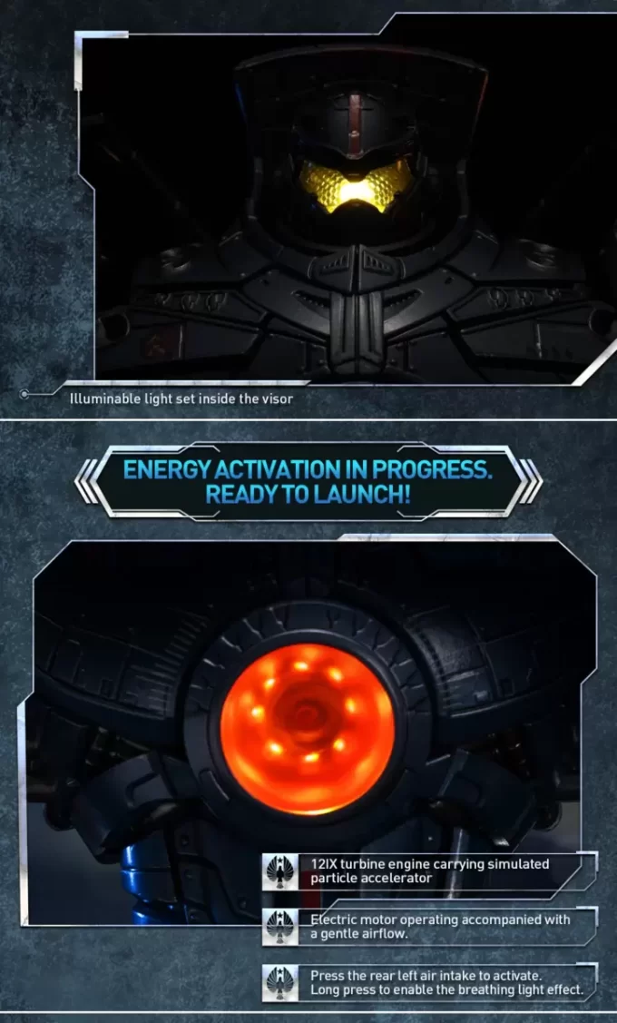 Pasifik Savaşı: Gipsy Danger Pres Döküm Aksiyon Figürü