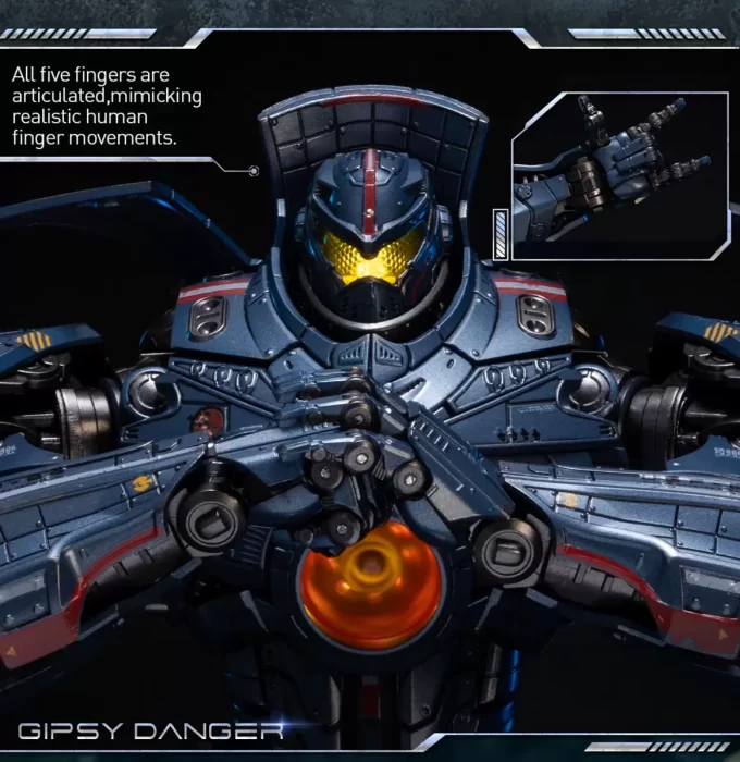 Pasifik Savaşı: Gipsy Danger Pres Döküm Aksiyon Figürü