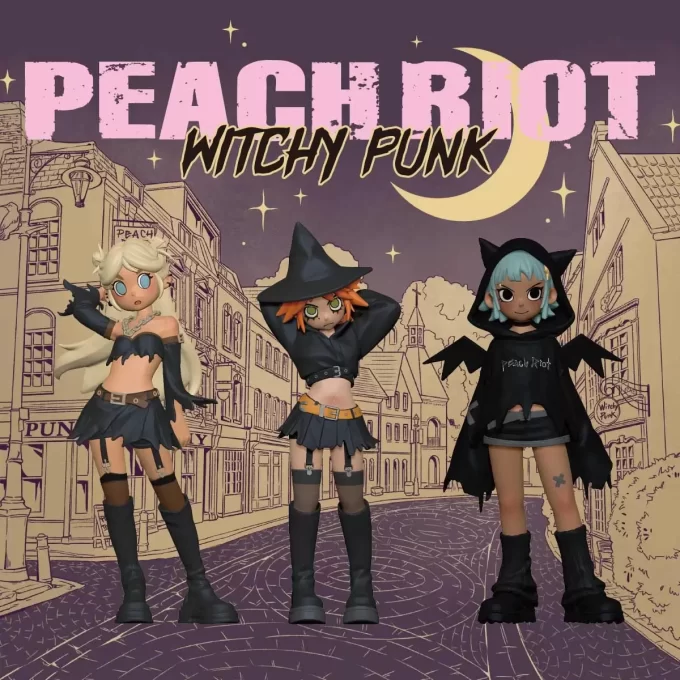 Peach Riot Cadı Punk Figürleri