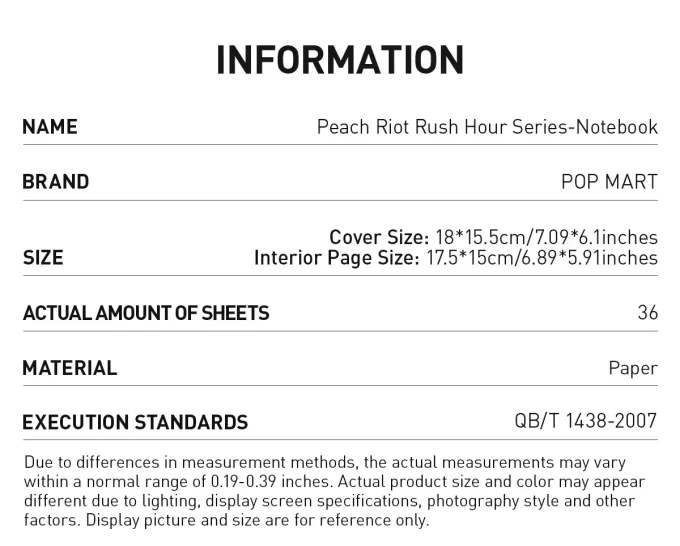 Peach Riot Rush Hour Serisi – Defter