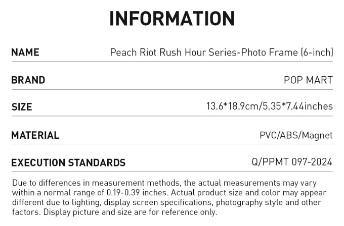 Peach Riot Rush Hour Serisi – Fotoğraf Çerçevesi (6 inç)