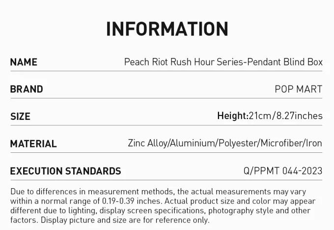 Peach Riot Rush Hour Serisi – Kolye Kör Kutusu