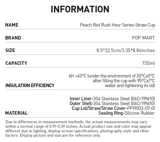 Peach Riot Rush Hour Serisi – Pipetli Bardak