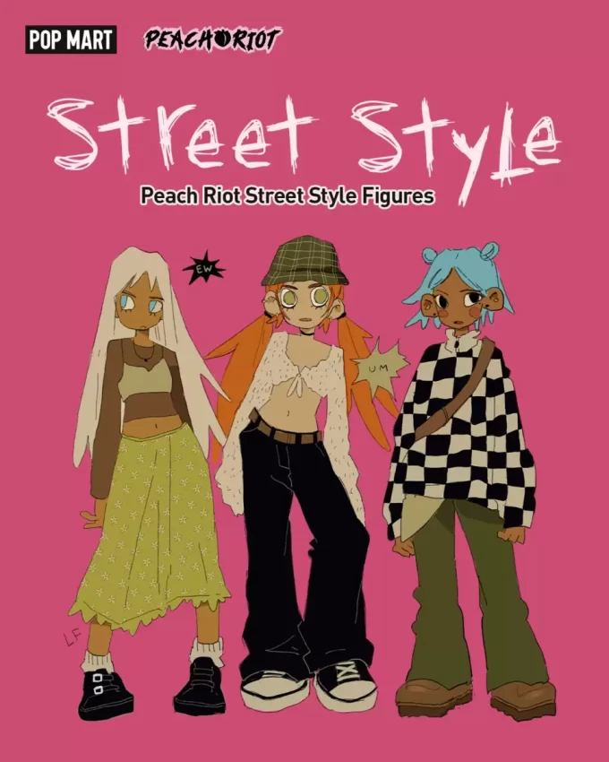 Peach Riot Sokak Stili Figürleri