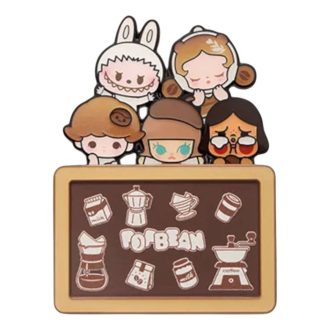 Pop Bean Coffee Factory Buzdolabı Mıknatısı “Kahve Ailesi Kombinasyonu” Gizli Sürümü
