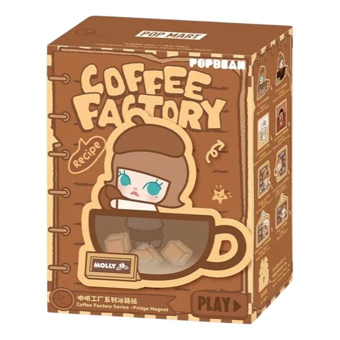 Pop Bean Coffee Factory Buzdolabı Mıknatısı Mühürlü Kutu (1 Kör Kutu)