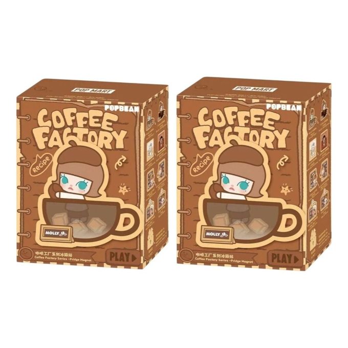 Pop Bean Coffee Factory Buzdolabı Mıknatısı Mühürlü Kutu (2 Kör Kutu)