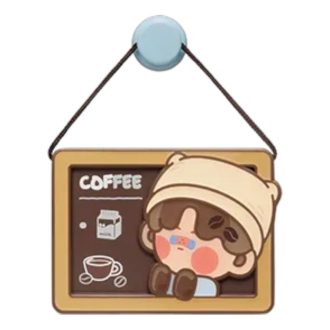 Pop Bean Coffee Factory Buzdolabı Mıknatısı “Pino Jöleli Sütlü Kahve Sever”