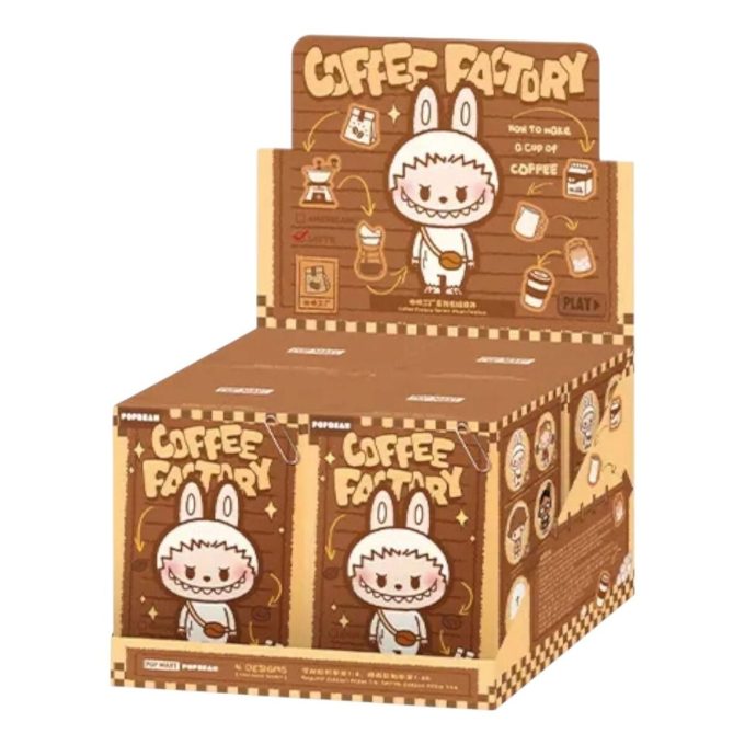 Pop Bean Coffee Factory Peluş Kolye Mühürlü Kutu (4 Kör Kutu)