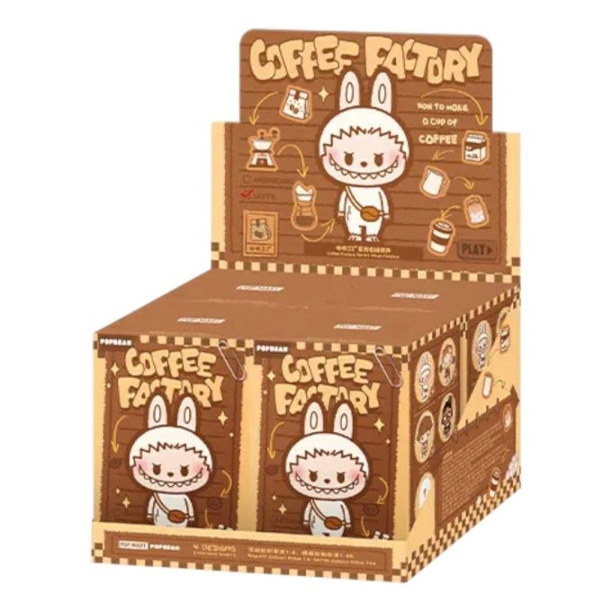 Pop Bean Coffee Factory Peluş Kolye Mühürlü Kutu (4 Kör Kutu)