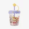 POP BEAN Pijama Partisi Çift Katmanlı Pipetli Bardak