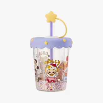 POP BEAN Pijama Partisi Çift Katmanlı Pipetli Bardak