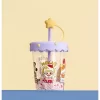 POP BEAN Pijama Partisi Çift Katmanlı Pipetli Bardak