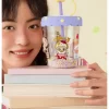 POP BEAN Pijama Partisi Çift Katmanlı Pipetli Bardak