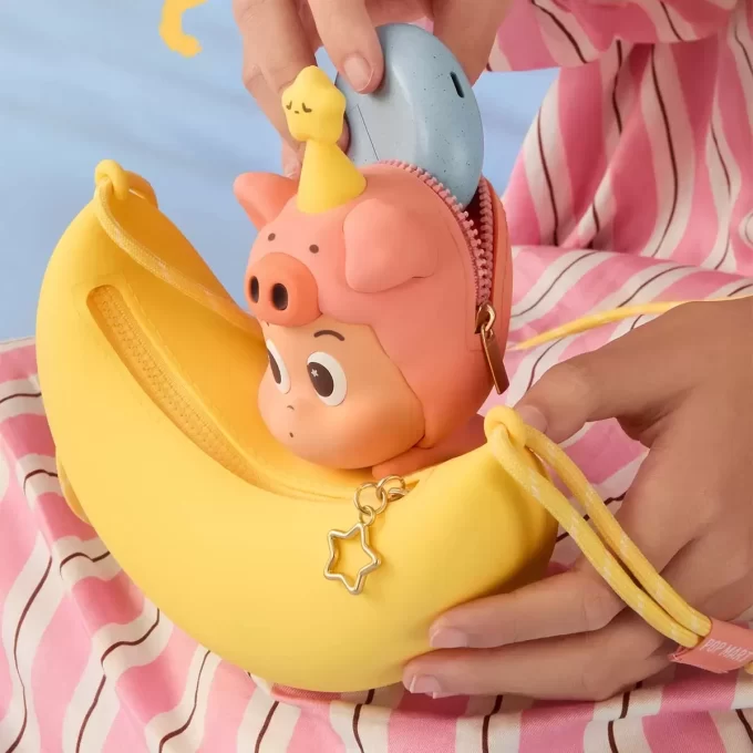POP BEAN Pijama Partisi Parıltısı Silikon Çapraz Çanta