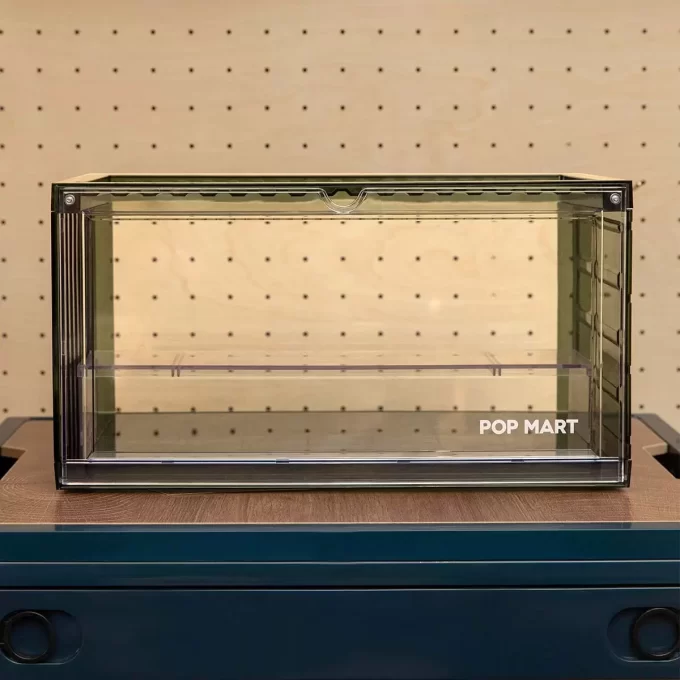 POP MART Montajlı Sergileme Kabı (Şeffaf Yeşil)