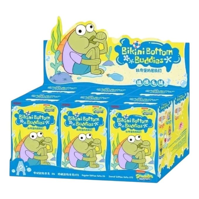 Pop Mart x Bikini Bottom Buddies Peluş Mühürlü Kutu (6 Kör Kutu)