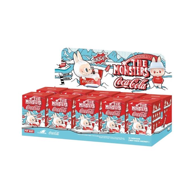 Pop Mart x Coca-Cola The Monsters Labubu Figürü Mühürlü Kutu (10 Kör Kutu)