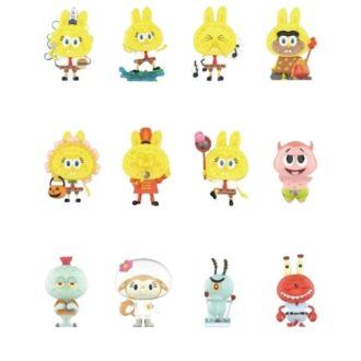 Pop Mart x Sünger Bob Canavarlar Labubu Mühürlü Kutu (12 Kör Kutu)