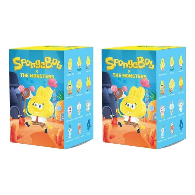 Pop Mart x Sünger Bob Canavarlar Labubu Mühürlü Kutu (2 Kör Kutu)
