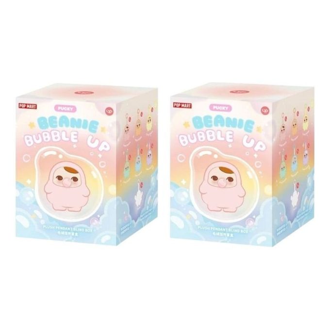 Pucky Beanie Bubble Up Peluş Kolye Mühürlü Kutular (2 Kör Kutu)