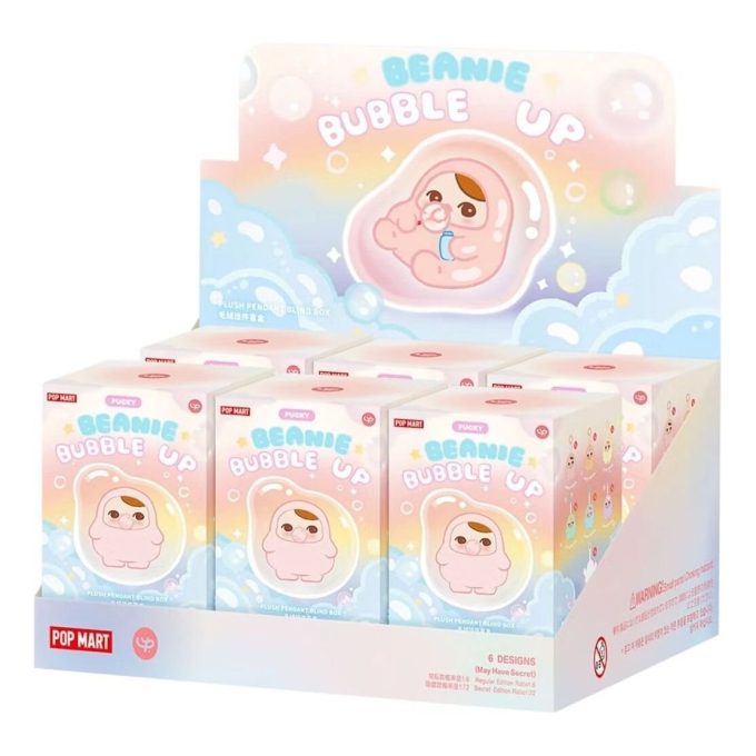 Pucky Beanie Bubble Up Peluş Kolye Mühürlü Kutular (6 Kör Kutu)