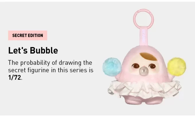 PUCKY BEANIE BUBBLE UP SERİSİ – Peluş Kolye Kör Kutu